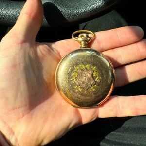 Hamden antique pocket watch